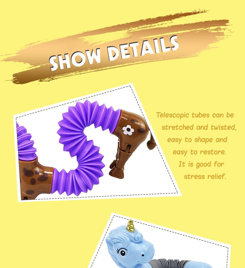 Telescopic tubes can be stretched and twisted, easy to shape and easy to restore. It is good for stress relief | 伸縮管可以拉伸和扭曲,易於塑形和易於恢復。 有利於緩解壓力