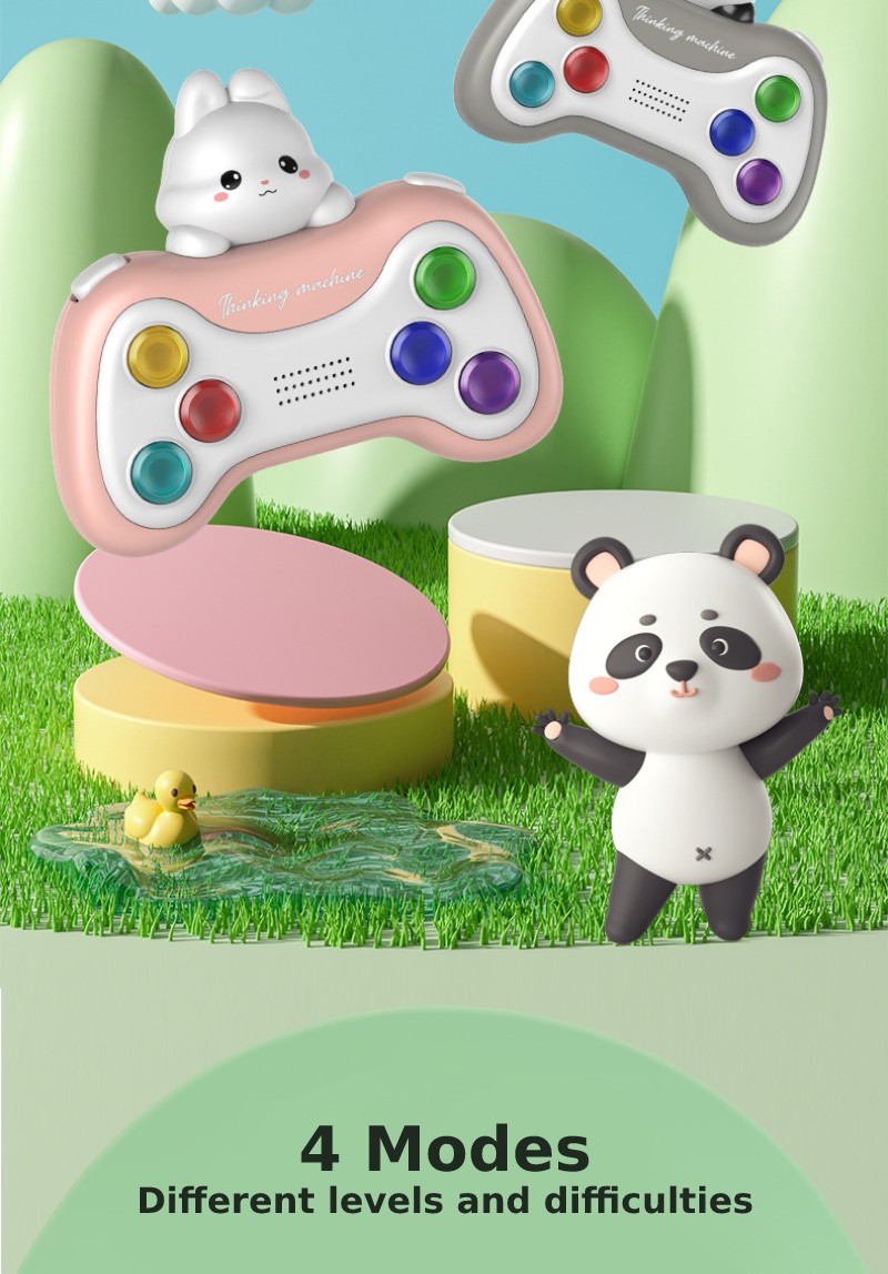 4 modes with different levels and difficulties: Memory mode, Reaction mode, Play mode, Music mode | 4 種不同級別和難度的模式:記憶模式、反應模式、彈奏模式、音樂模式