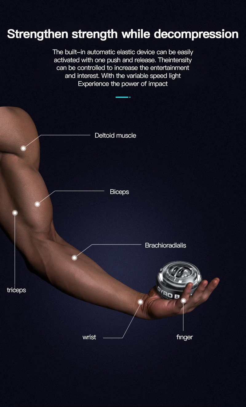 Strengthen strength while decompression: The built-in automatic elastic device can be easily activated with one push and release. With the variable speed light, the intensity can be controlled to increase entertainment and interest. With the variable speed light. Let's experience the power of impact | 減壓的同時強化力量:內置自動彈力裝置,一推一鬆即可輕鬆啟動。帶變速燈,可以控制強度以增加娛樂性和興趣。來體驗澎湃的力量吧!