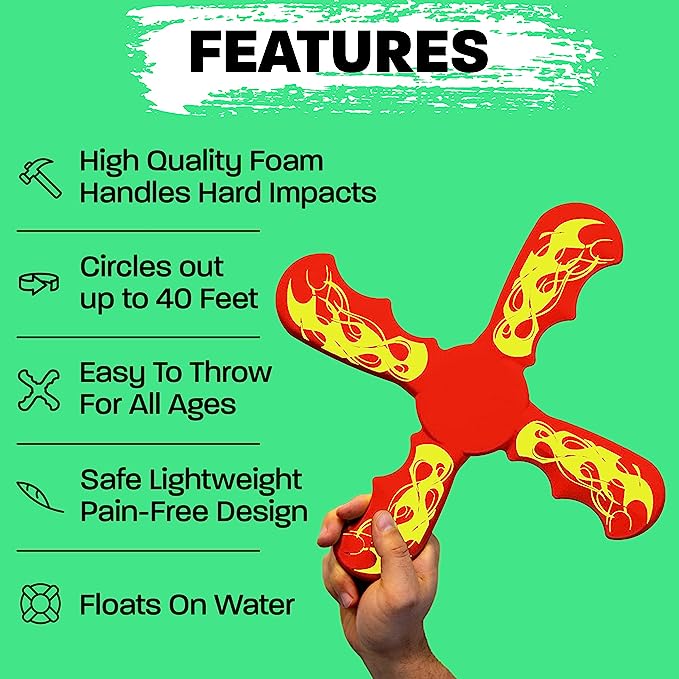 Easy to throw for all ages. Circle out around 12-14 meters. Safe lightweight. Pain-free design | 容易投擲老少皆宜。安全輕便,無痛設計。投擲範圍約12-14米